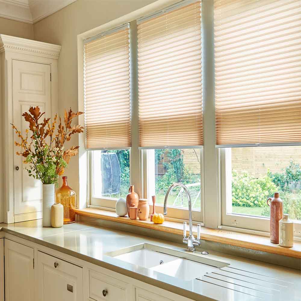 Pleated blinds in Chatham